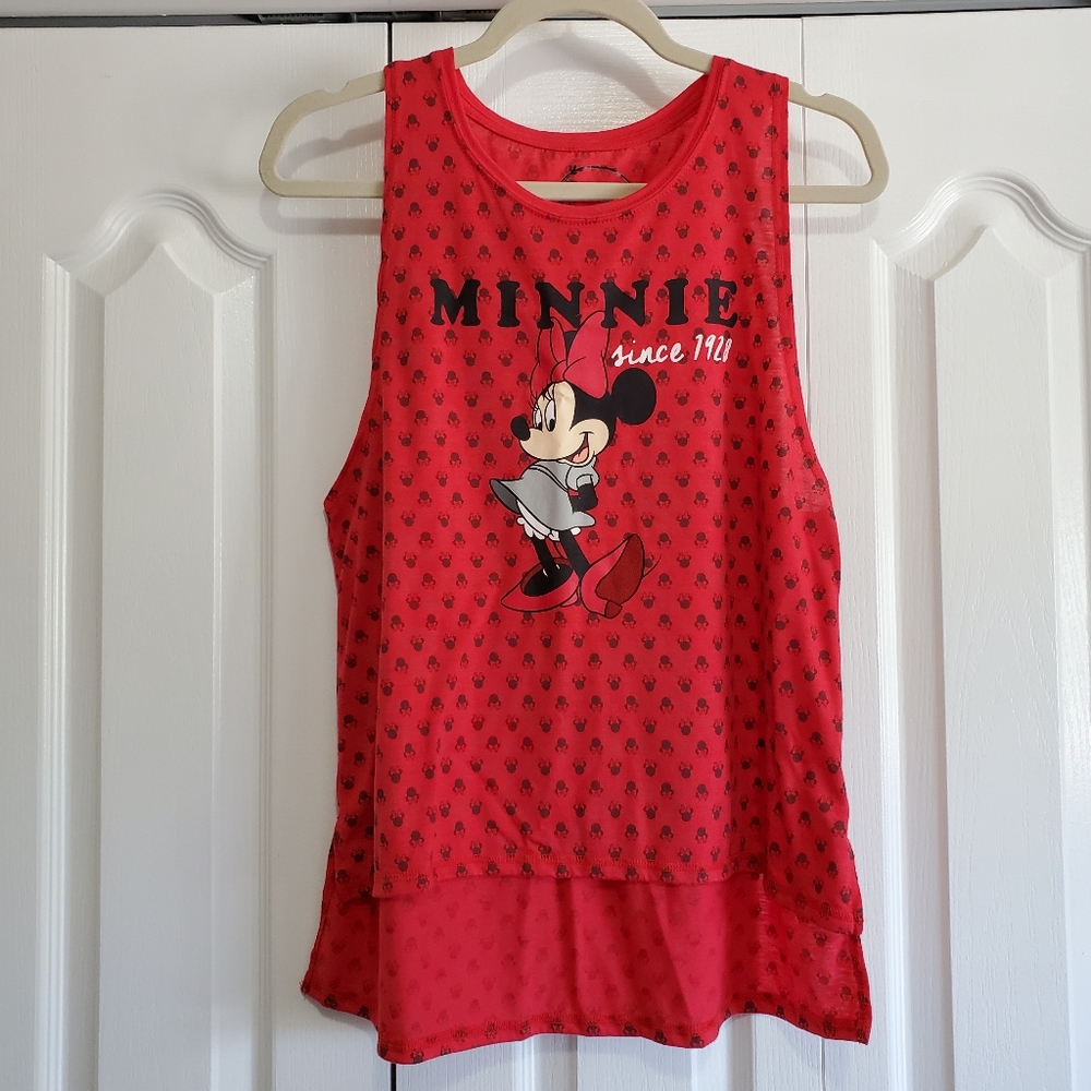 Minnie Mouse tank top in red